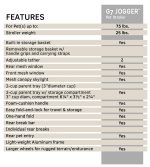 Gen7Pets Jogger Dog Stroller, Trailblazer Blue, 38 - Image 6